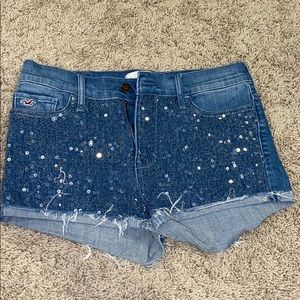 Sparkly Jean Shorts